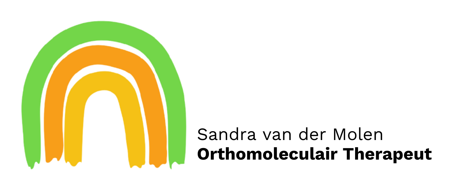 Sandra van der Molen Orthomoleculair Therapeut Friesland logo zwart